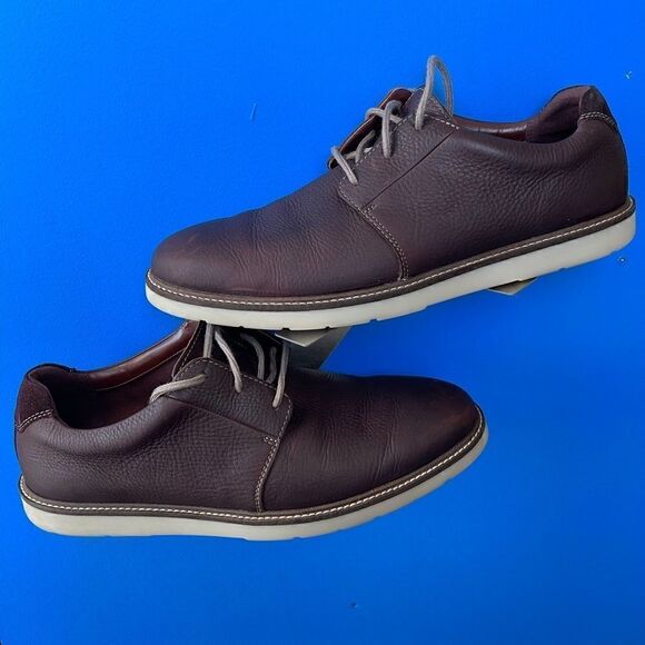 Collection by Clarks Men's Low-Cut Lace-Up Casual Shoes 14885 Brown Size 13M - Picture 1 of 6